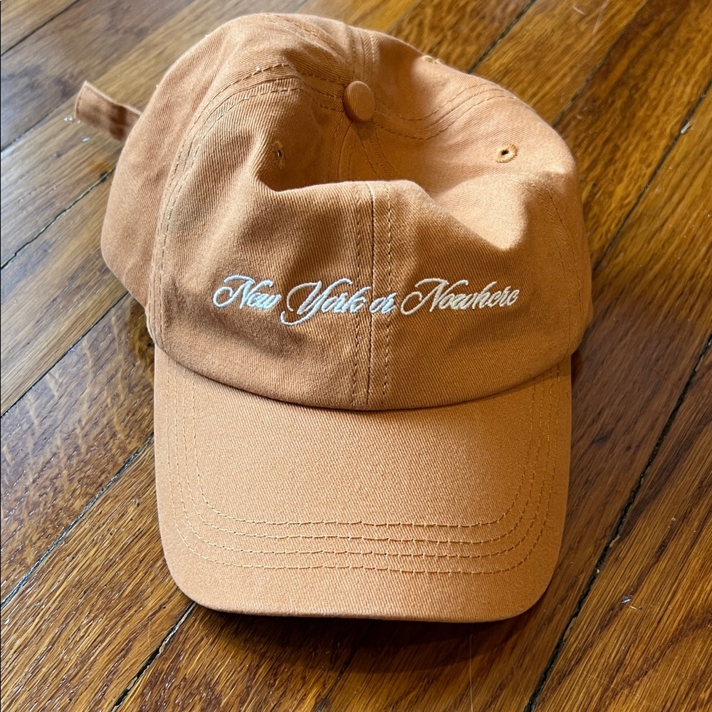 Orange NYON Embroidered Baseball Cap